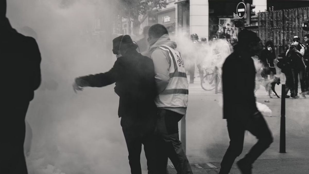 Police Fire Rubber Bullets To Water Gas Disperse Student Demonstration In Nepal's Parliament