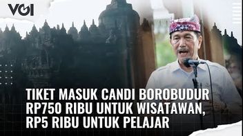 VIDEO: Borobudur Temple Ticket Prices Are IDR 750 Thousand, This Is The Reason For Luhut Binsar Pandjaitan