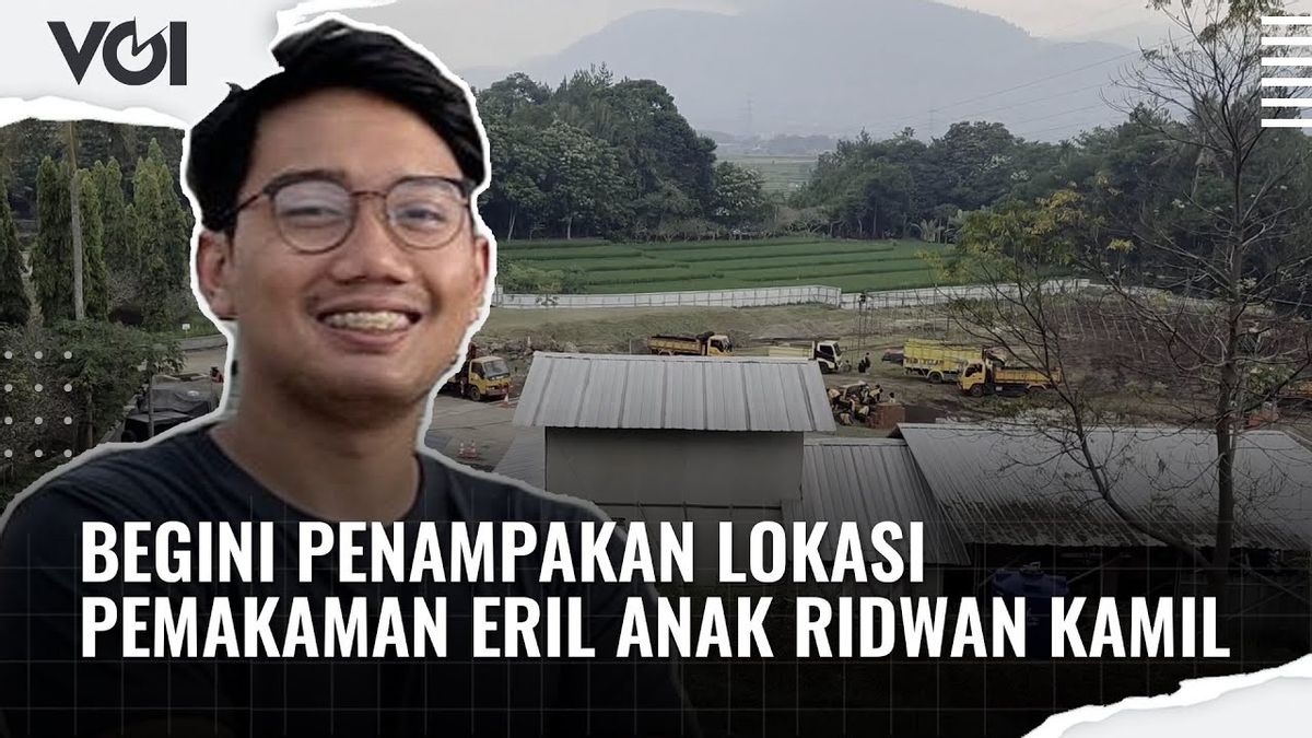 VIDEO: This Is What Ridwan Kamil's Son Burial Site Looks Like