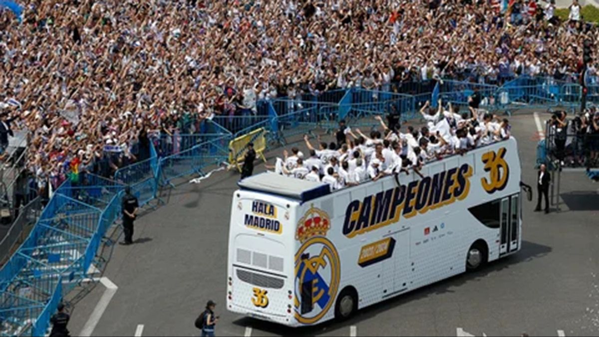 Real Madrid Pawai Juara La Liga 2023/2024