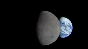 مهمة ناسا للحنين إلى أرتميس الأول أوريون ، تقوم بتحميل فيديو للأرض تظهر خلف القمر