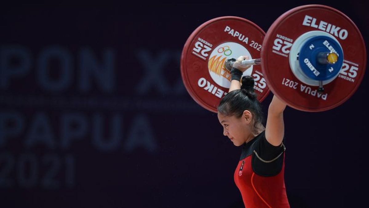 Indonesian Lifter Windy Cantika Aisah Wins Gold In The 2022 Junior Weightlifting World Championships In Greece