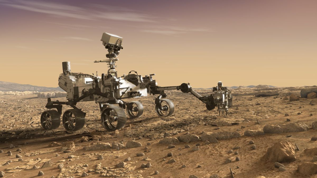 Sukses Mendarat, Rover Perseverance Kirimkan Foto Perdana dari Mars