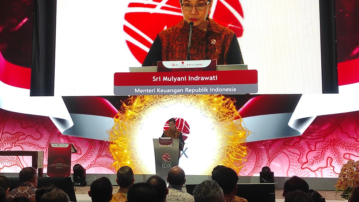 Opening The 2025 Initial Stock Trading, Sri Mulyani Orders To Strengthen Indonesia's Economy