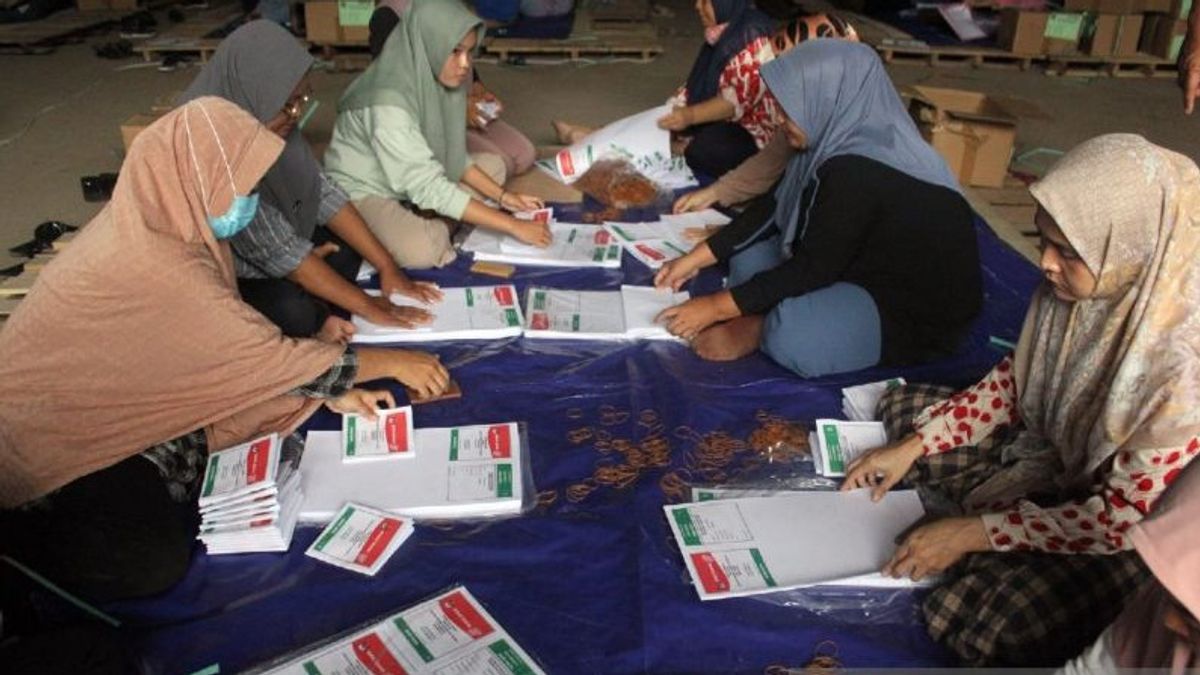 North Sumatra KPU: 25.6 Million Vote Letters For The 2024 Election Completed Multiply-Disorted
