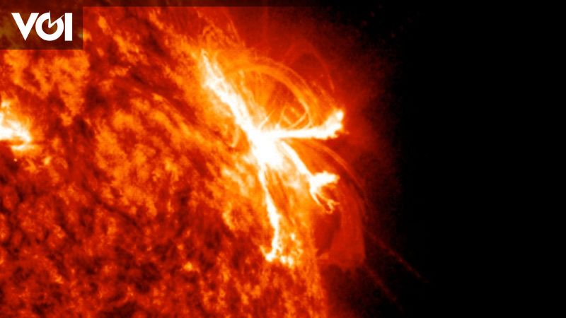 NASA Captures Strong Solar Flare Explosion Causing Radio Blackout