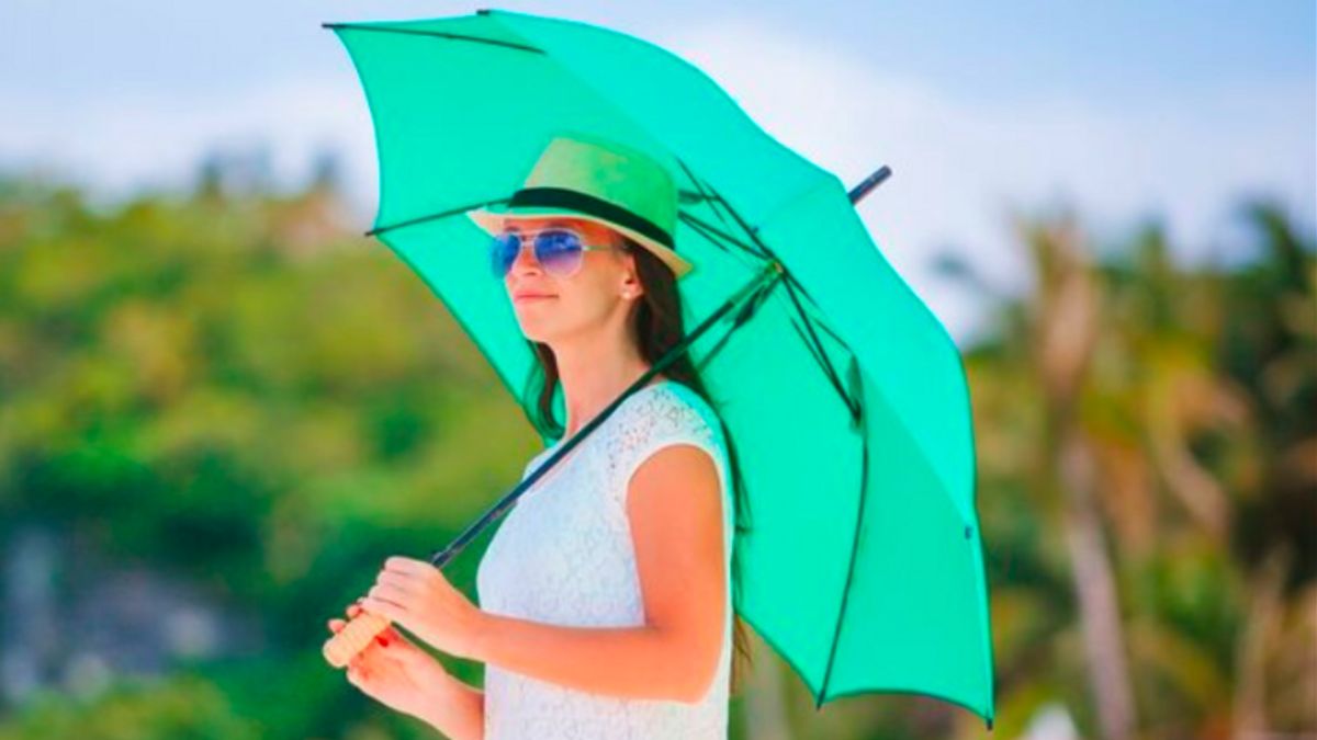 ne choisissez pas mal des parapluies pendant le temps chaud, c'est pourquoi c'est le cas.