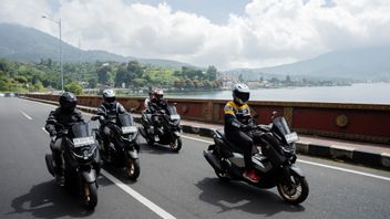 A travers des voies variées, Yamaha Nmax Tour Boemi Nusantara Terminant avec succès la ligne Bali-Lombok