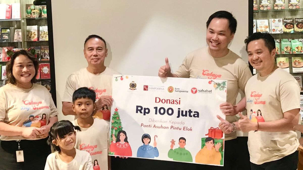 Sambut Hari Raya Natal, Bank Sampoerna Salurkan Dana Pendidikan bagi Anak-Anak Panti Asuhan Pintu Elok