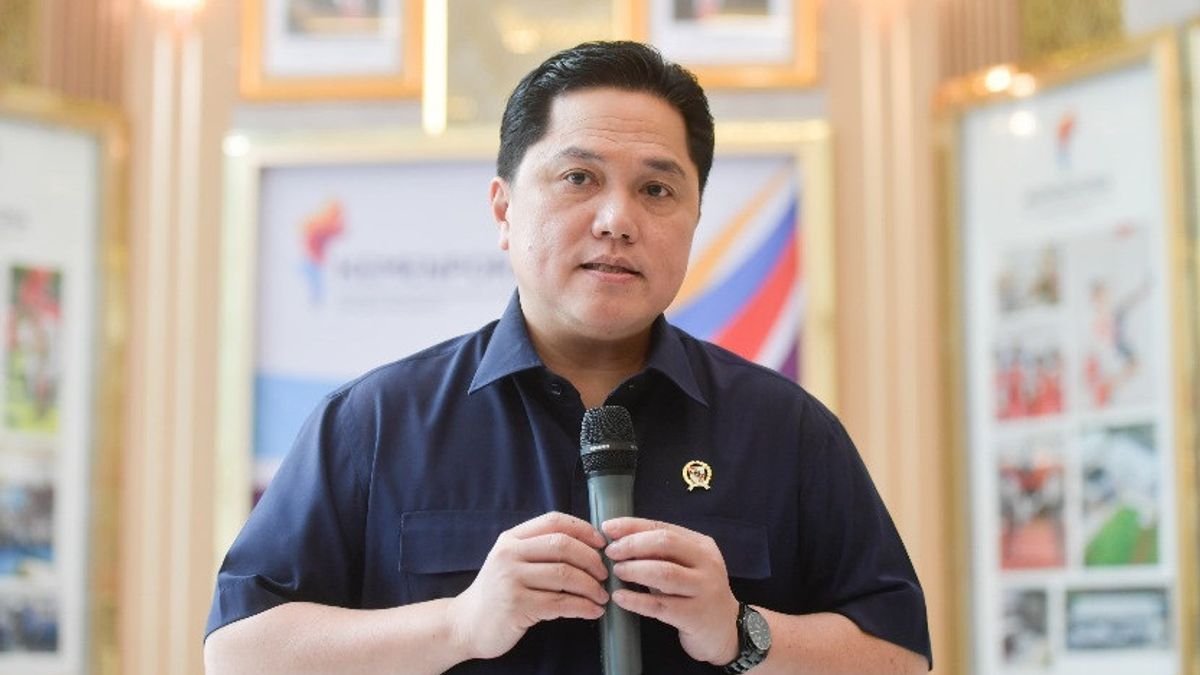 Erick Thohir Reluctant To Answer When Flooded With Questions About Replacement For Patrick Kluiver