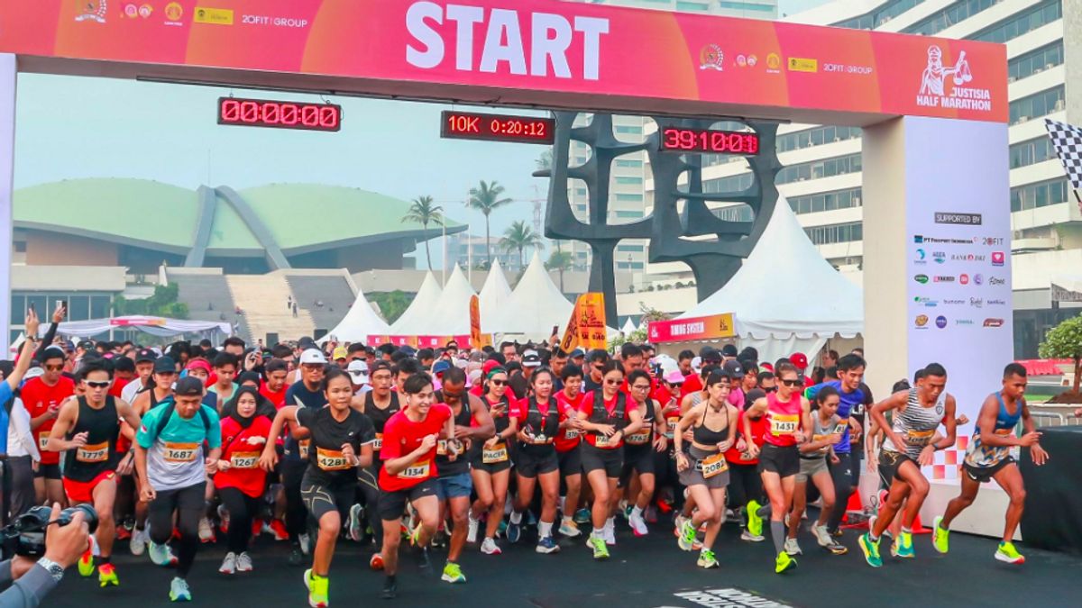 Justisia Half Marathon, Kolaborasi Olahraga, Edukasi, dan Gaya Hidup Sehat di Jakarta