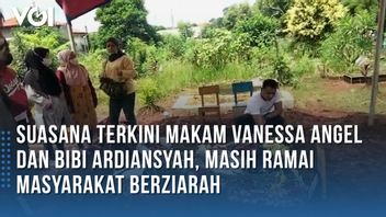 VIDEO: The Latest Atmosphere Of Vanessa Angel And Aunt Andriansyah's Tomb, There Are Still Many Pilgrims