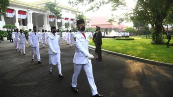 List Of Names Of Paskibraka Raising Heritage Flags At The Merdeka Palace