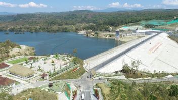 Ahead Of Jokowi's Inauguration, Water Occupancy At The New NTT Temef Dam Is 22 Percent