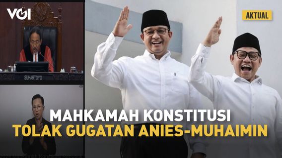 VIDEO: Putusan Sidang Perselisihan Hasil Pemilihan Umum, MK Menolak Permohonan Paslon 01