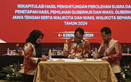 KPU Kota Semarang Tetapkan Agustin-Iswar Pemenang Pilkada