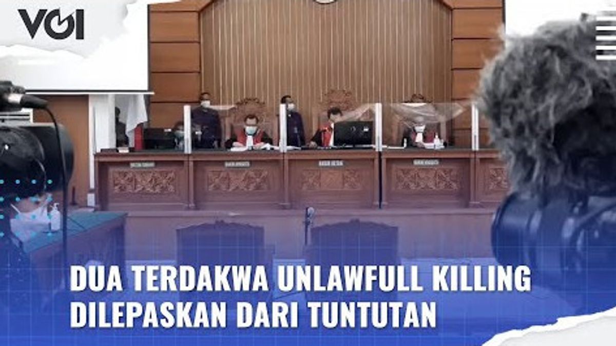 VIDEO: Two Police Convicted Of "Unlawful Killing" Laskar FPI Sentenced To Free