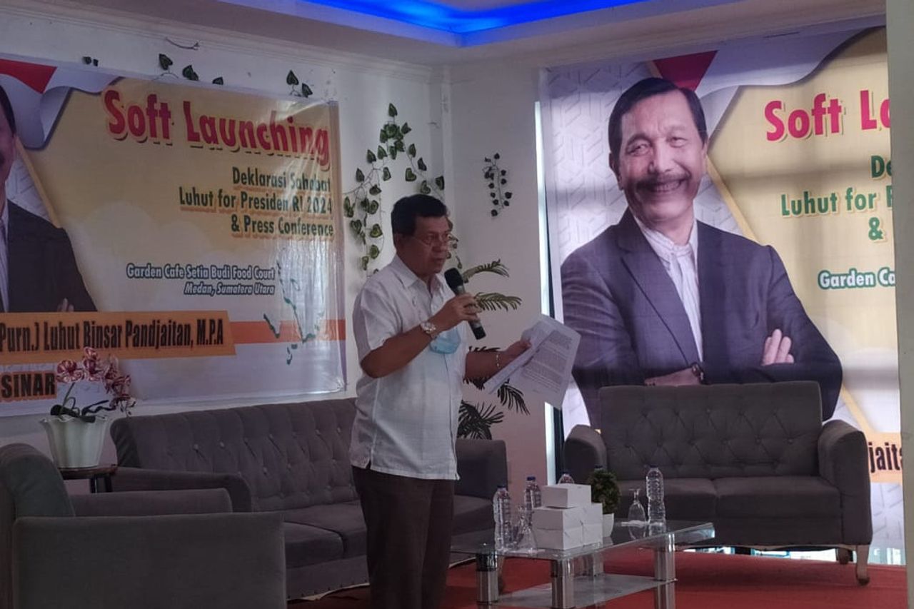 Another Declaration Of Volunteers To Support Luhut Run For The 2024 Presidential Election, This Time In Medan