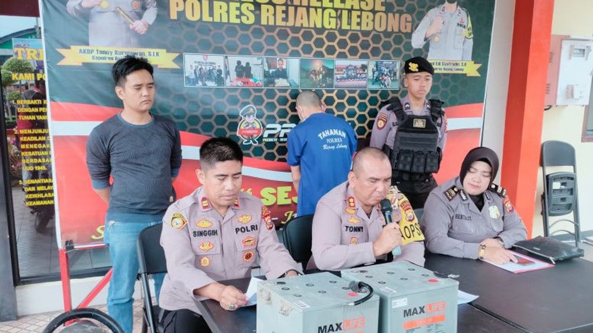 Police Have Arrested ASN Elementary School Teachers Of Cellular Tower Battery In Bengkulu