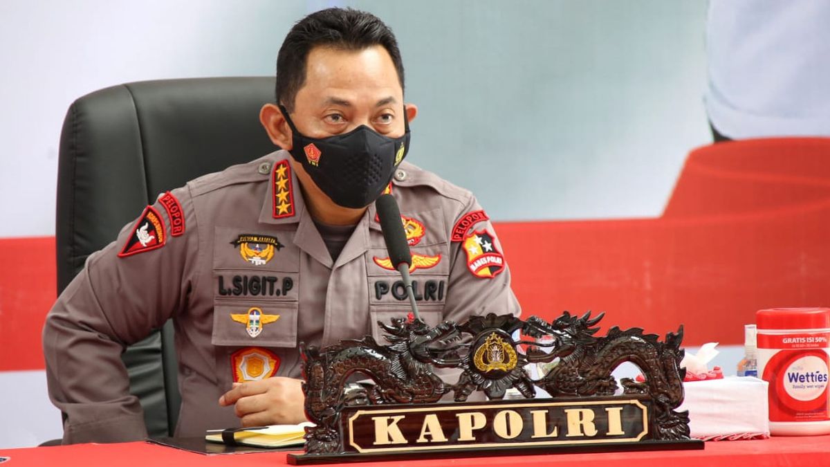 Disturbing The Public, The National Police Chief Sigit Orders Not Firmly On Illegal Online Loans