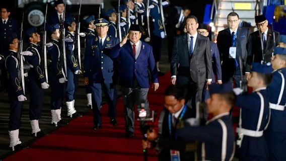 President Prabowo Arrives In Peru Present At APEC Summit