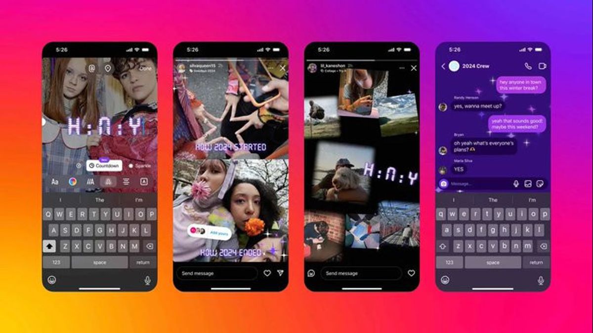 Instagram présente le 'Kolase 2024' avec une fonctionnalité flashback arrière de l'année