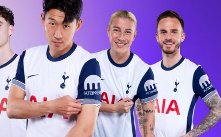 Fix, Logo Bursa Kripto Kraken Dipajang di Jersey Tottenham Hotspur!