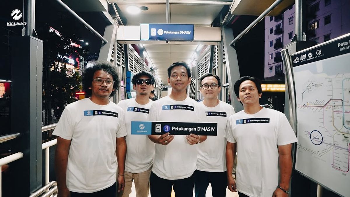 D'Masiv Jadi Nama Halte Transjakarta, Kado Istimewa Ulang Tahun ke-22
