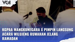 VIDEO: KGPAA Mangkunegara X Pimpin Langsung Acara Wilujeng Ruwahan Jelang Ramadan