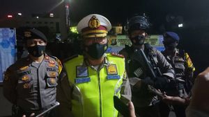 Malam-malam, Polisi Razia Knalpot Bising di Monas, Sudirman-Thamrin