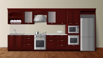 4 Material Kitchen Set Paling Populer dengan Kekurangan dan Kelebihannya 