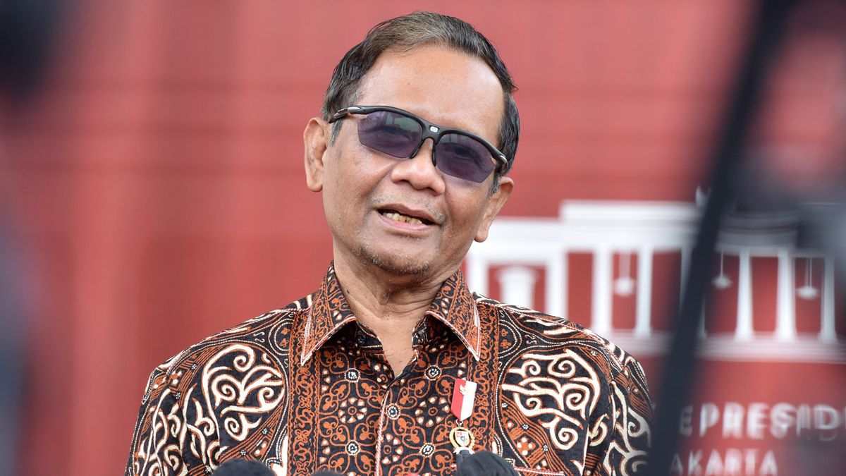 MAKI Will Report PPATK In The Aftermath Of A Rp349 Trillion Odd Transaction At The Ministry Of Finance, Mahfud MD: Good!