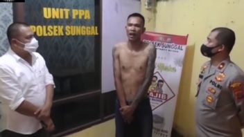 Arrested By The Police, The Man With The Tattoo Of A Satay Trader In Medan Apologizes