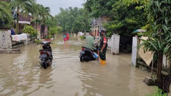 8 Desa di Gresik Tergenang Banjir Akibat Luapan Kali Lamong