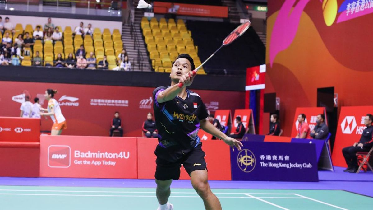 Open de Hong Kong 2024 : C'est trop chaud, Anthony Ginting reste impatiente devant Axelsen