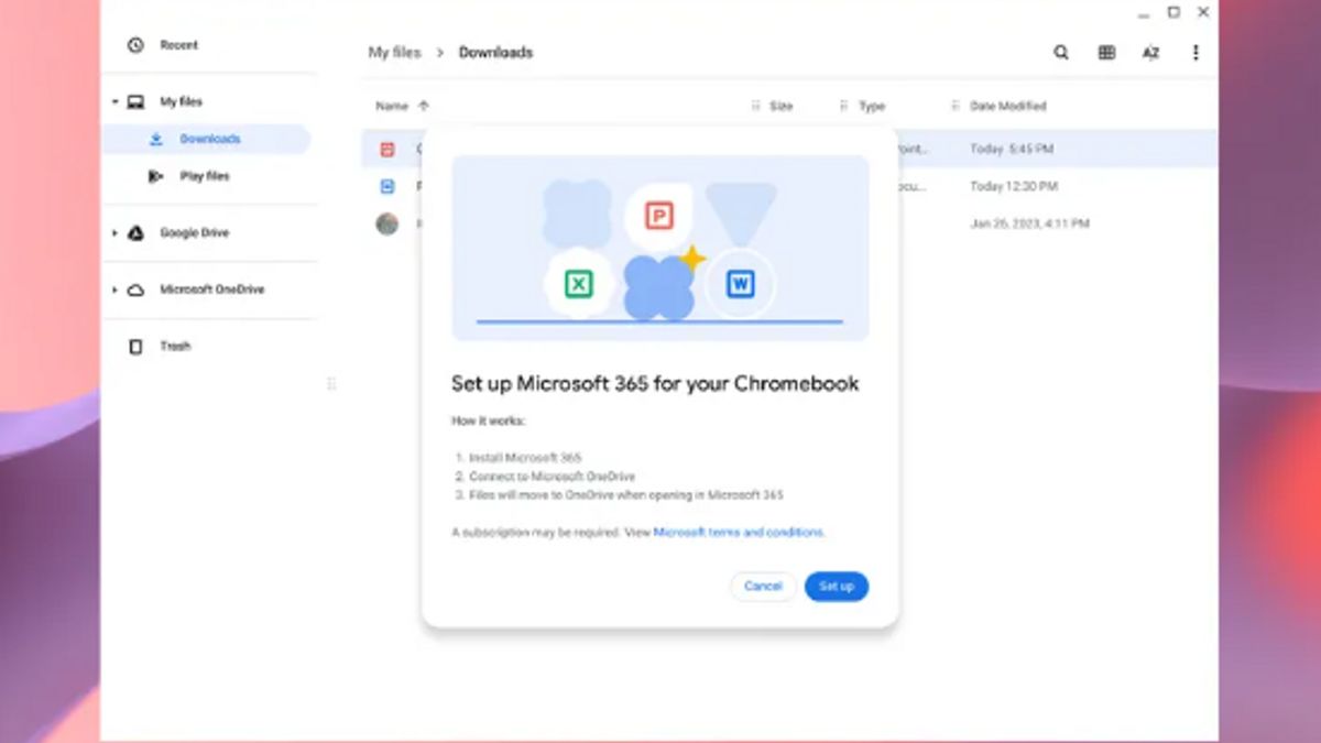 Google akan Bawa Microsoft 365 ke Dalam ChromeOS Tahun Ini