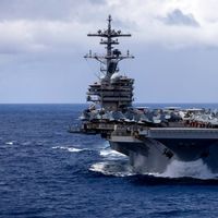 Kapal Induk AS Ketiga Tiba di Timur Tengah, Sinyal Keras Trump ke Iran?