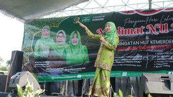 Khofifah Please Pray For The Blessing Of The NU Muslimat To Advance For The East Java Gubernatorial Election