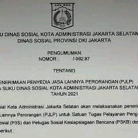Sudinsos Tegaskan Surat Seleksi PJLP dengan Syarat Bisa Mengaji Hoaks