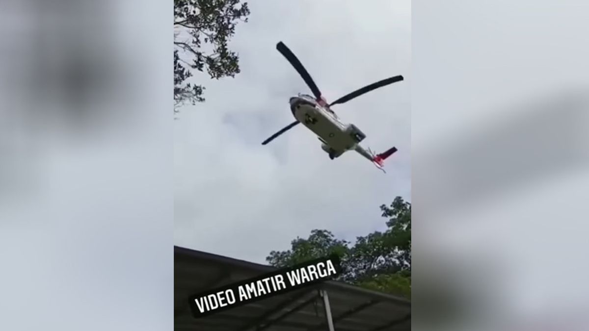 Waduh, Helikopter yang Ditumpangi Jokowi Bikin Dahan Pohon Jatuh Timpa Warga dan Anak-anak, Polisi Bilang Ini