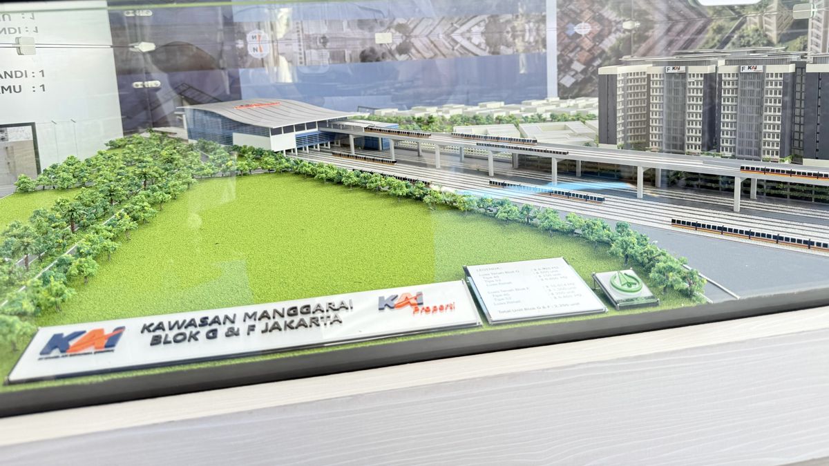 KAI在Manggarai Station地区建造了2,200套公寓，价格从5亿印尼盾开始
