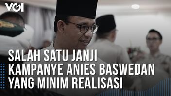 One Of Anies Baswedan's Campaign Promises That Are Lacking In Realization