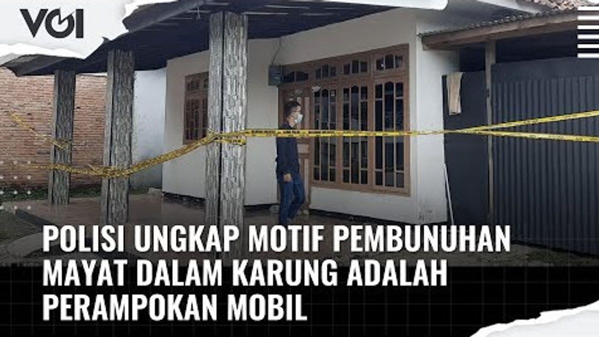 VIDEO: Sightings Of The Victim's House In A Sack In Legok, Tangerang