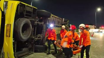 Jakarta-Yogyakarta Bus Hits Barrier on Krapyak Toll Road, 15 Passengers Dead