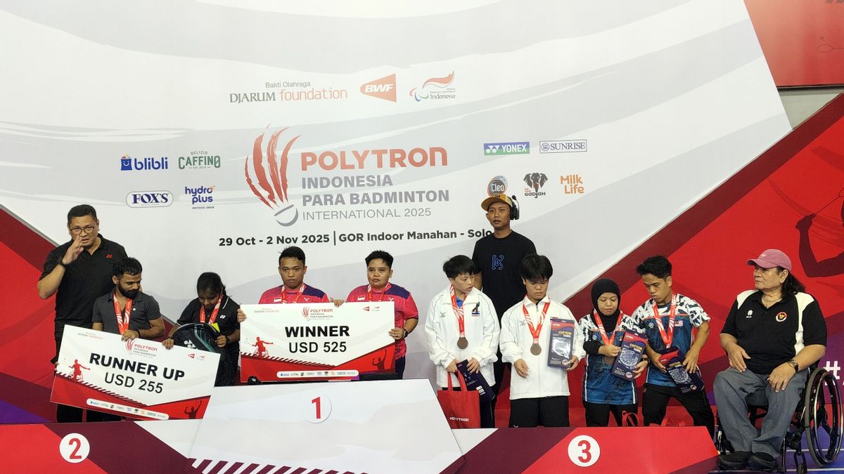 Indonesia Sukses Juara Umum di Polytron Indonesia Para Badminton International 2025