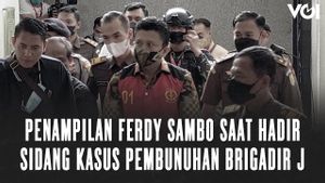 VIDEO: Penampilan Ferdy Sambo Saat Hadiri Sidang Kasus Pembunuhan Brigadir J