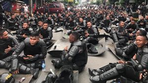 Demo Tolak UU Cipta Kerja di DPRD Kalsel, 1.500 Aparat Gabungan Diterjunkan