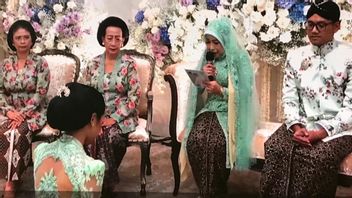 明天嫁给Kaesang Pangarep，Erina Gudono指导Cethik Geni和Siraman游行 