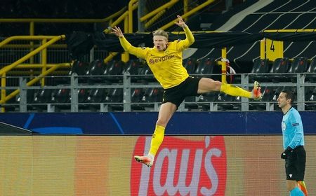 Hasil Liga Champions: Brace Halland Mantapkan Langkah Dortmund ke Perempat Final