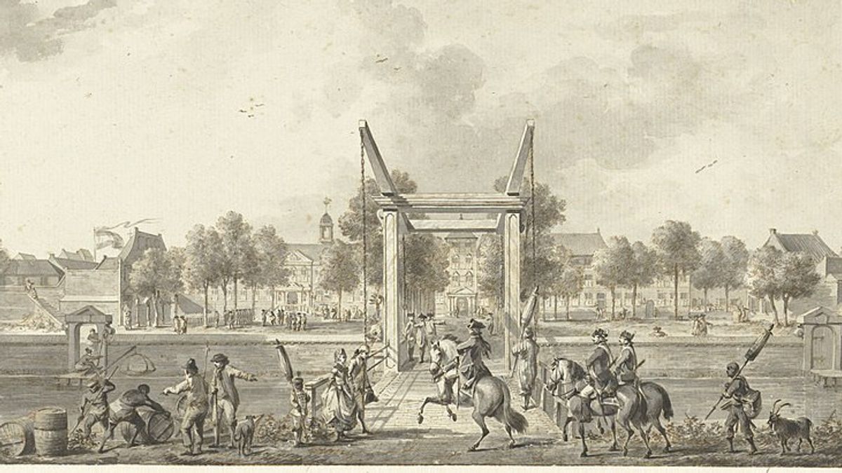 荷兰人在VOC时代公墓仪式上疯狂
